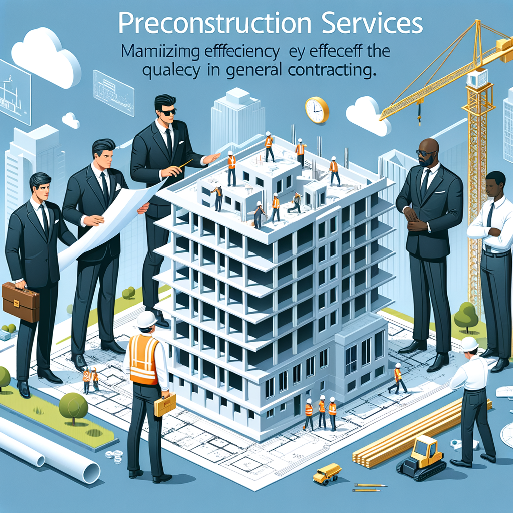 Maximizing Efficiency with Preconstruction Services in General Contracting